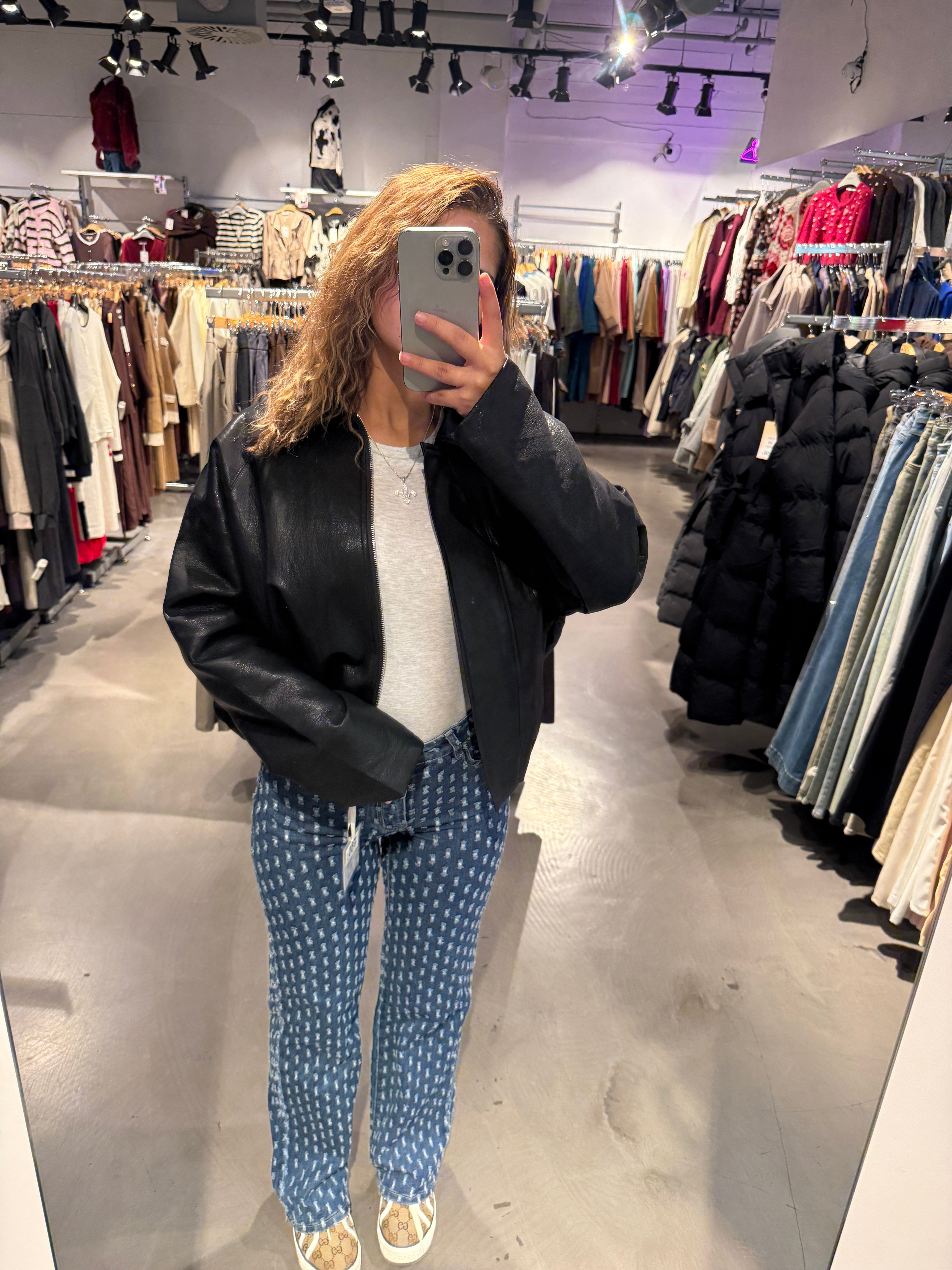 Lederjacke (Lisa)